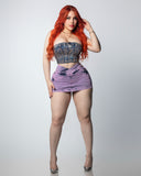 FALDA SHORT LIPO – Lavado Morado