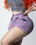 FALDA SHORT LIPO – Lavado Morado